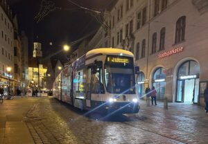 A tram in Munich